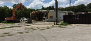 Comal River parking lot before